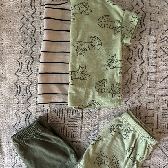 Cat & Jack Kids Matching Sets - Stripes and Cat Print - Picture 2 of 8